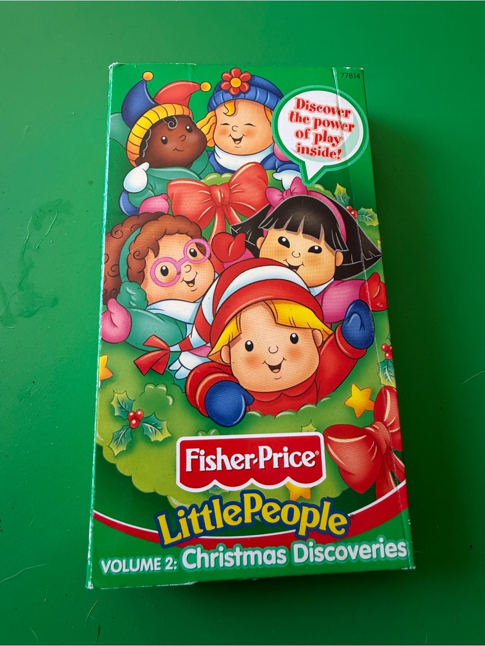 VHS Fisher-Price Little People Volume 2: Christmas Discoveries - Green